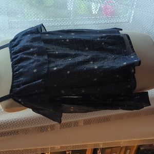 ANTHROPOLOGIE FLOREAT COLDSHOULDER LONG SLEEVE TOP SIZE L